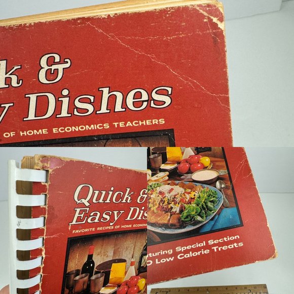 Vtg 70s Cookbooks Hardcover Microwave Miracles Paperback Quick Dishes Eco Teach - Picture 8 of 10